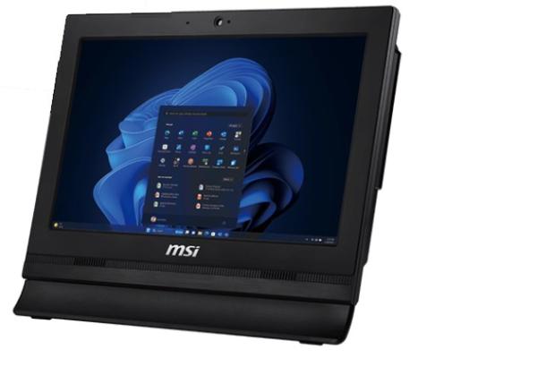 MSI AIO PRO AP162T ADL-04SEU,  Intel N100, 15, 6" FHD touch, 4GB, 128GB M.2 SSD, W11 Pro, Black