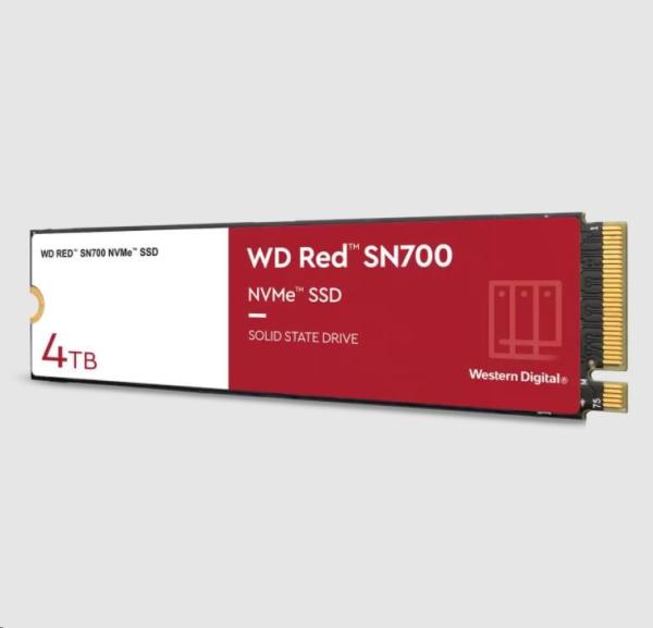 BAZAR - WD RED SSD NVMe 4TB PCIe SN700,  Geb3 8GB/ s,  (R:3400/ W:3100 MB/ s) TBW 5100 - Poškozený obal (Komplet)0