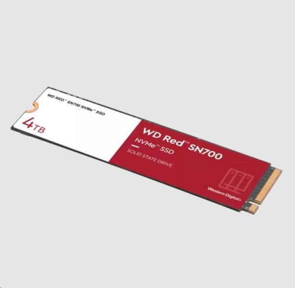 BAZAR - WD RED SSD NVMe 4TB PCIe SN700,  Geb3 8GB/ s,  (R:3400/ W:3100 MB/ s) TBW 5100 - Poškozený obal (Komplet)2