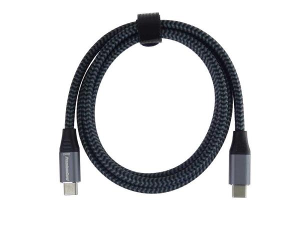 PREMIUMCORD USB-C kabel (USB 3.2 Gen2x2,  5A,  100W,  20Gbit/ s) 3m,  Šedá4