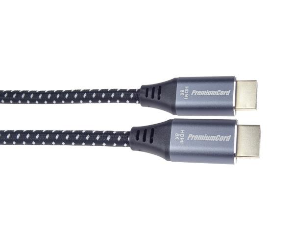 PREMIUMCORD Kabel Ultra HDMI 2.1 High Speed + Ethernet kabel 8K@60Hz,  zlacené konektory,  5m4