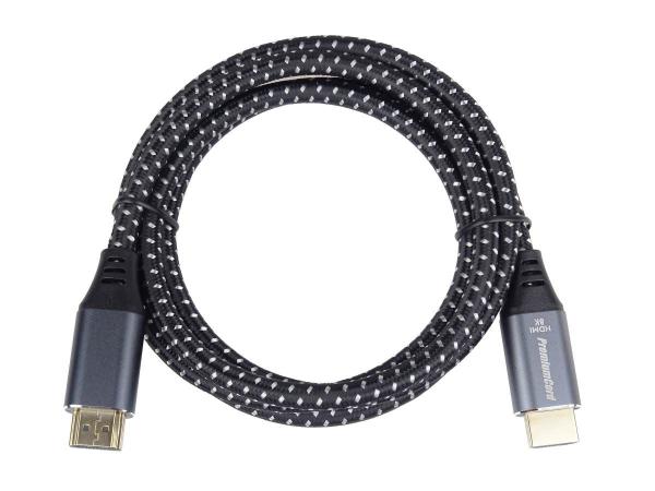 PremiumCord ULTRA HDMI 2.1 High Speed + Ethernet kabel 8K@60Hz, zlacené 10m1