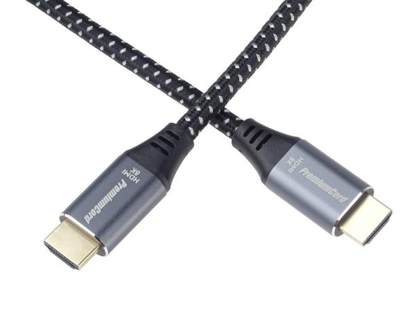 PremiumCord ULTRA HDMI 2.1 High Speed + Ethernet kabel 8K@60Hz, zlacené 10m6