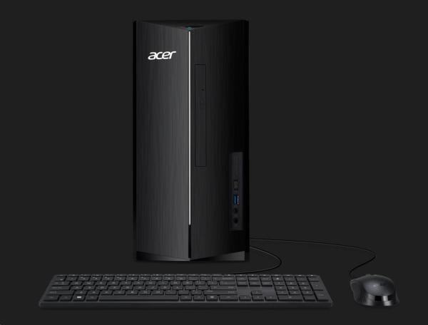 ACER PC Aspire TC-1785,Core i3-14100,8GB DDR5,512GB SSD, DVD±RW, USB KB+mouse,W11H3