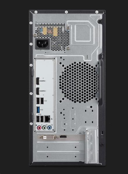 ACER PC Aspire TC-1785,Core i3-14100,8GB DDR5,512GB SSD, DVD±RW, USB KB+mouse,W11H5