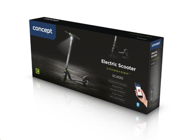 Concept SC4010 Crossader 4.0 elektrická koloběžka, dojezd 40 km, LED displej, do 120 kg, 25 km h, složitelná, tempomat9