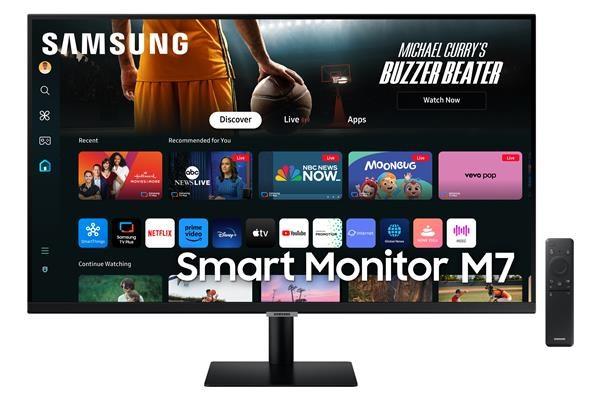 SAMSUNG MT LED LCD 32" Smart Monitor M7 (M70D) Černá,  UHD,  HDR 10, WIFI,  Bluetooth 4.2,  USB-C