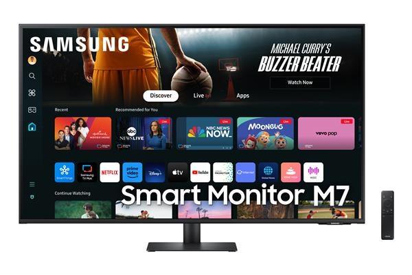 SAMSUNG MT LED LCD 43" Smart Monitor M7 (M70D) Černá,  UHD,  HDR 10