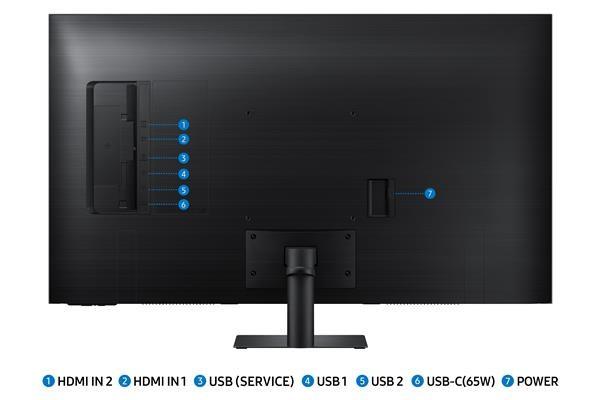 SAMSUNG MT LED LCD 43" Smart Monitor M7 (M70D) Černá,  UHD,  HDR 1011