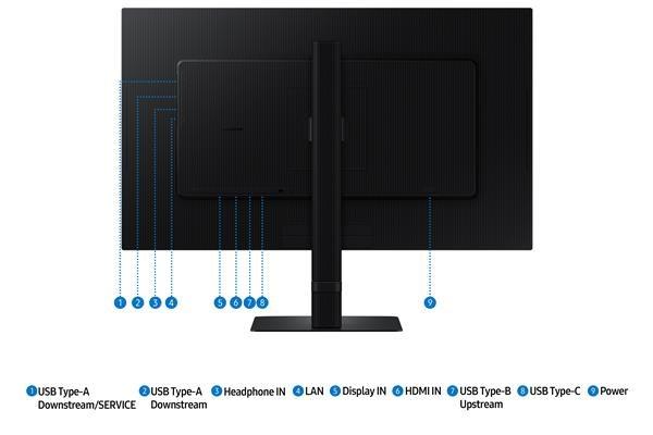 SAMSUNG MT LED LCD 27" ViewFinity S8 (S80UD) QHD,  USB-C12