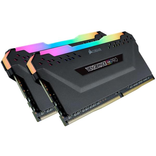 CORSAIR DIMM DDR4 32GB (Kit of 2) 3600Mhz CL18 Vengeance RGB PRO, Černá2
