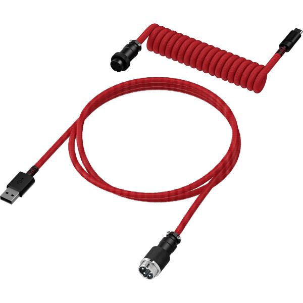 HyperX USB-C Coiled Cable Red-Black - Příslušenství ke klávesnici