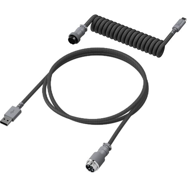 HyperX USB-C Coiled Cable Gray - Příslušenství ke klávesnici