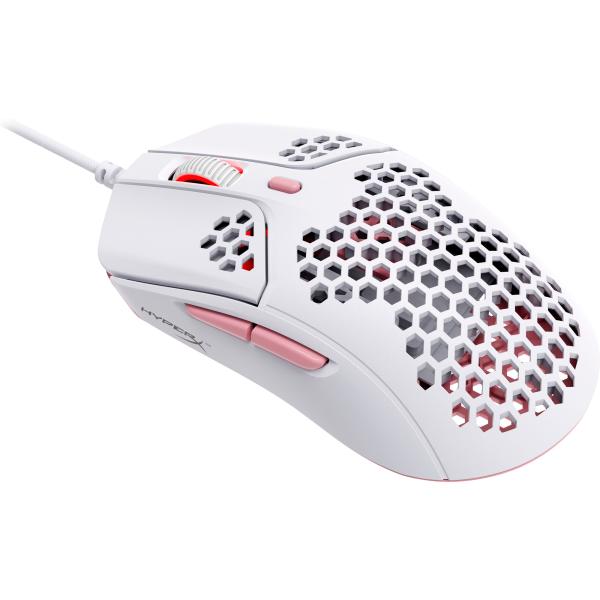 HyperX Pulsefire Haste - Gaming Mouse (White-Pink) (HMSH1-A-WT G) - Myš5