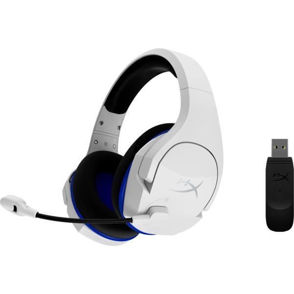 HyperX Cloud Stinger Core - Wireless Gaming Headset (White-Blue) - PS5-PS4 (HHSS1C-KB-WT/ G)- Sluchátka pro herní konsole3