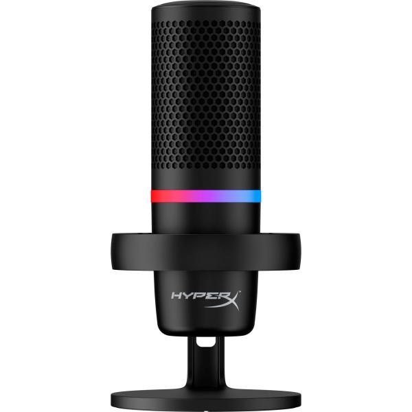 HyperX DuoCast - USB Microphone (Black) - RGB Lighting (HMID1R-A-BK/ G) - Mikrofon