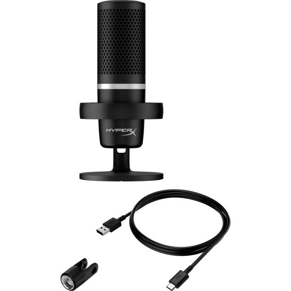 HyperX DuoCast - USB Microphone (Black) - RGB Lighting (HMID1R-A-BK/ G) - Mikrofon5