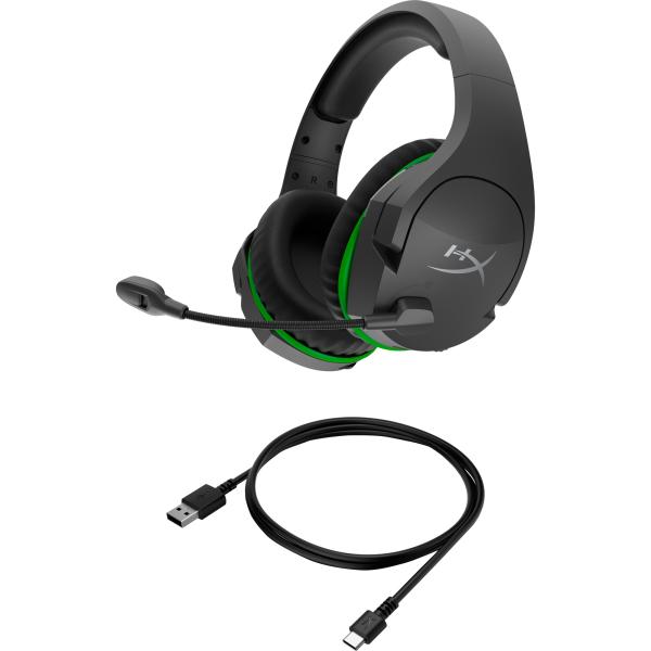 HyperX CloudX Stinger Core - Wireless Gaming Headset (Black-Green) - Xbox (HHSS1C-DG-GY/ G) - Sluchátka pro herní konsole4
