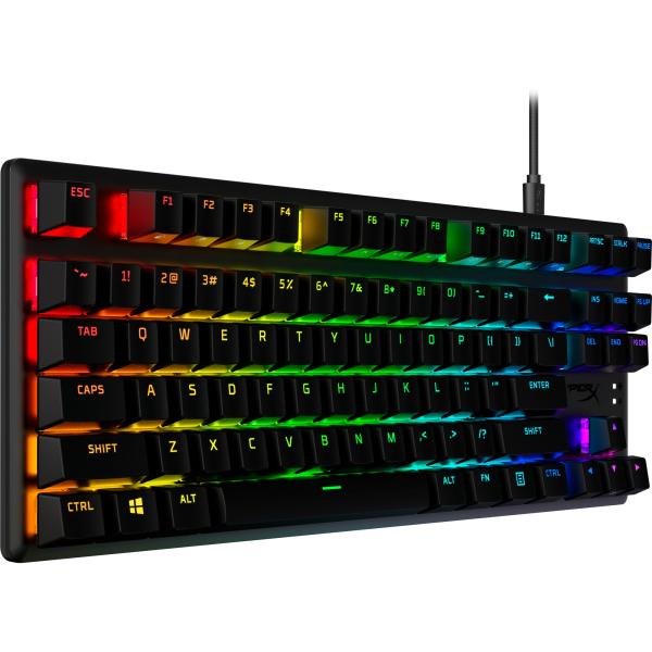 HyperX Alloy Origins Core PBT HX Aqua Gaming Keyboard-US - Klávesnice