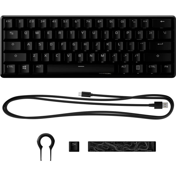 HyperX 60 Alloy Origins AQU Gaming Keyboard-US - Klávesnice1