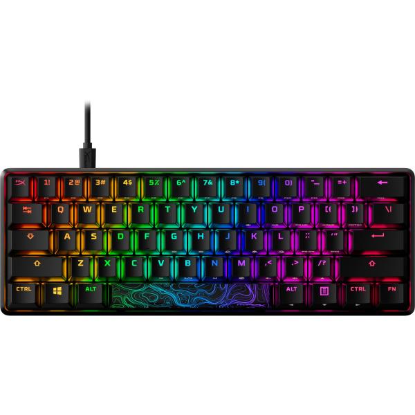 HyperX 60 Alloy Origins AQU Gaming Keyboard-US - Klávesnice3