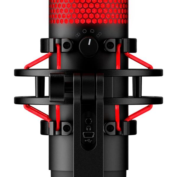 HyperX QuadCast - USB Microphone (Black-Red) - Red Lighting (HX-MICQC-BK) - Mikrofon4