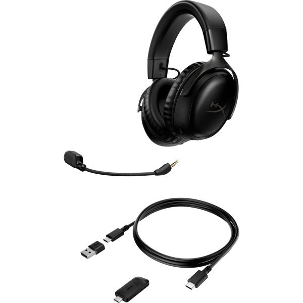 HyperX Cloud III Wireless BLK GAM HEADSET - Sluchátka k PC8