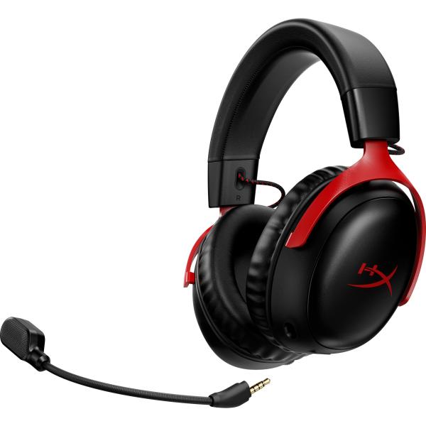 HyperX Cloud III Wireless BLK/ RED GAM HEADSET - Sluchátka k PC