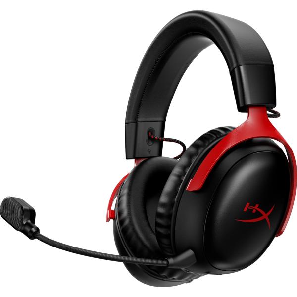 HyperX Cloud III Wireless BLK/ RED GAM HEADSET - Sluchátka k PC1