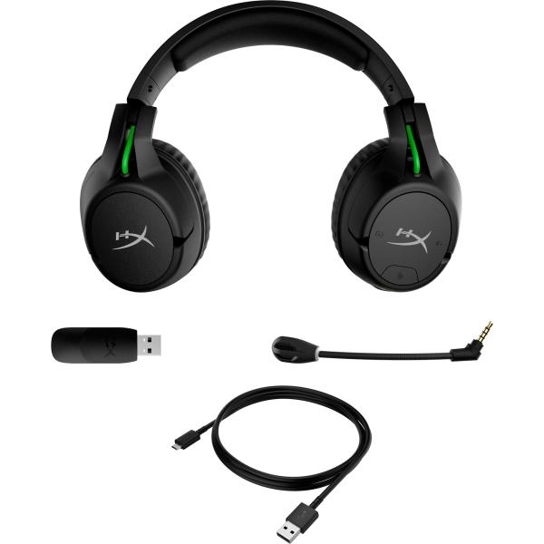 HyperX CloudX Flight - Wireless Gaming Headset (Black-Green) - Xbox  (HX-HSCFX-BK/ WW) - Sluchátka pro herní konsole4