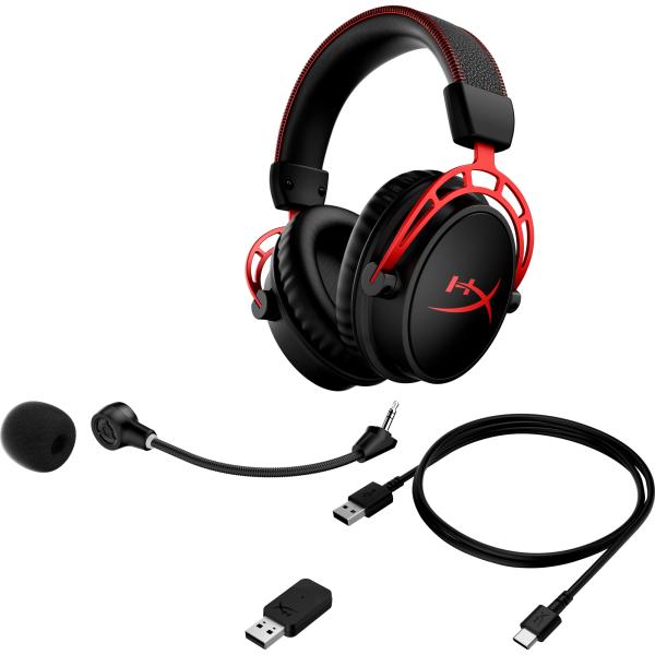 HyperX Cloud Alpha Wireless RED GAM HEADSET - Sluchátka k PC1