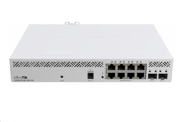 BAZAR - MikroTik Cloud Smart Switch CSS610-8P-2S+IN - Po opravě (Komplet)