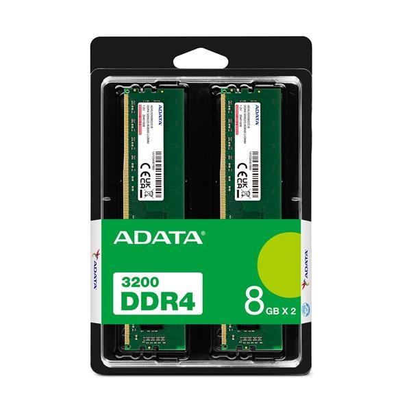 ADATA DIMM DDR4 16GB (Kit of 2) 3200MHz CL22 512x8, Premier Dual Tray1