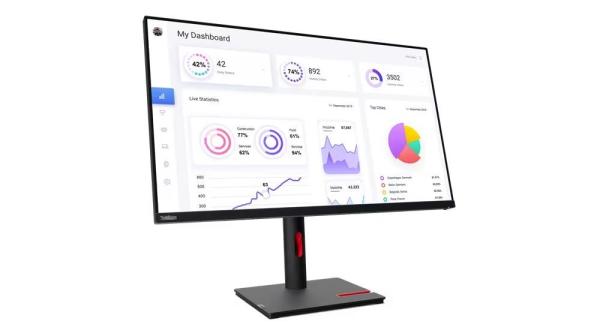 LENOVO LCD ThinkVision T32p-30-31.5"  IPS, matný, 16:9, 3840x2160, 178/ 178, 6ms, 350cd, 1000:1, HDMI, DP, VESA, PIVOT, 3Y1