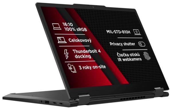 LENOVO NTB ThinkPad X13 2-in-1 G5 - Ultra7 155U, 13.3" WUXGA Touch, 32GB, 1TBSSD, 5MP+IRcam, LTE, W11P