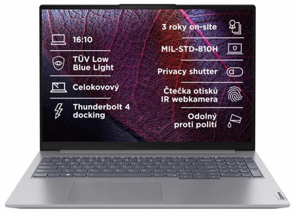 LENOVO NTB ThinkBook 16 G7 - Ultra7 155H, 16" WUXGA, 16GB, 1TBSSD, FHD+IRcam, W11H