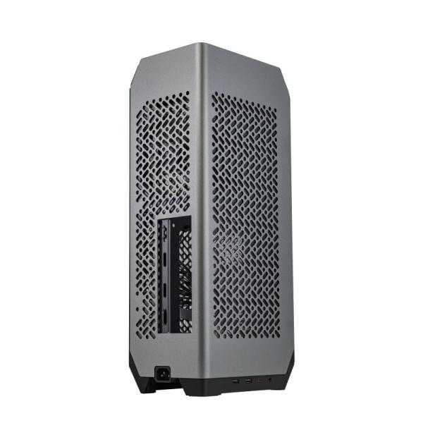 BAZAR - Cooler Master case Ncore 100 MAX,  2x USB 3.2 Gen1,  zdroj 850W,  vodní chlazení,  mini-ITX,  šedá - Poškozený obal (3