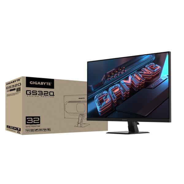 GIGABYTE LCD - 31, 5" Gaming monitor GS32Q,  2560x1440,  300cd/ m2,  1ms,  2xHDMI,  1xDP,  SS IPS8