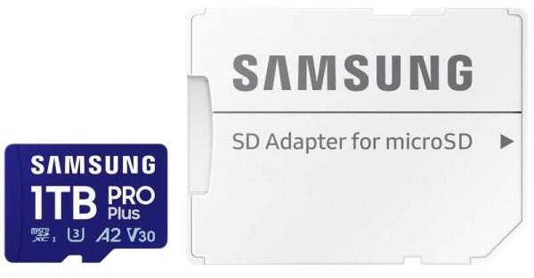 Samsung micro SDXC karta 1TB PRO Plus + SD adaptér3