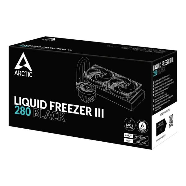 ARCTIC Vodní chladič Liquid Freezer III 280,  2x140mm,  AM5,  LGA1851,  černá5