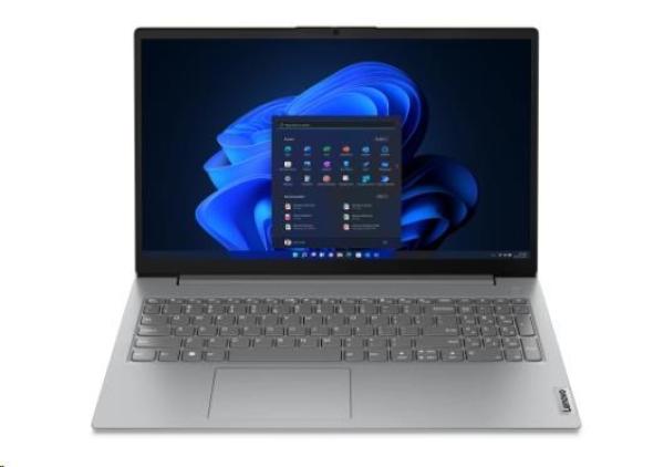 LENOVO NTB V15 G4 AMN - AMD Ryzen™ 3 7320U, 15.6" FHD TN, 8GB, 512SSD, HDMI, Int. AMD Radeon, Cam, black, W11H, 2Y CC