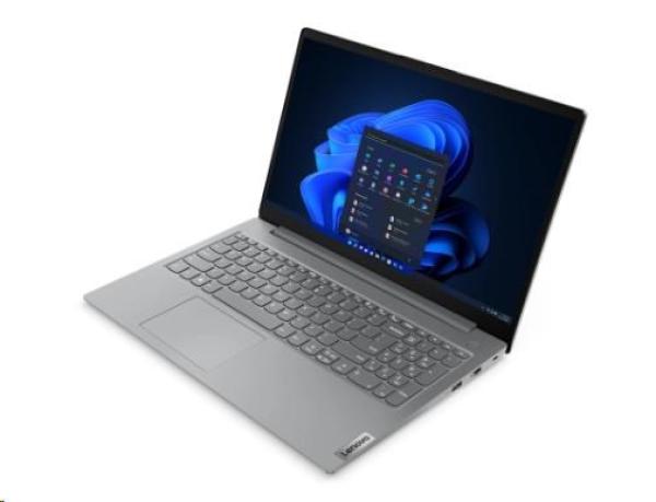 LENOVO NTB V15 G4 AMN - AMD Ryzen™ 3 7320U, 15.6" FHD TN, 8GB, 512SSD, HDMI, Int. AMD Radeon, Cam, black, W11H, 2Y CC2