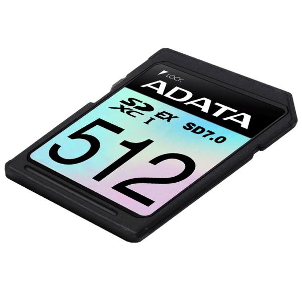 ADATA SDXC karta 512GB Express,  PCIe Gen3,  UHS-I,  C10,  V30,  (R:800/ W:700 MB/ s)3