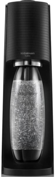 BAZAR - SodaStream Terra Black výrobník sody,  mechanický,  3x 1l láhev SodaStream Fuse,  bombička s CO2,  černý - poš. obal