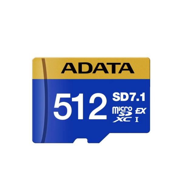 ADATA MicroSDXC karta 512GB Premier Extreme SD7.1,  U3,  C10,  V30 (R:800/ W:700 MB/ s)