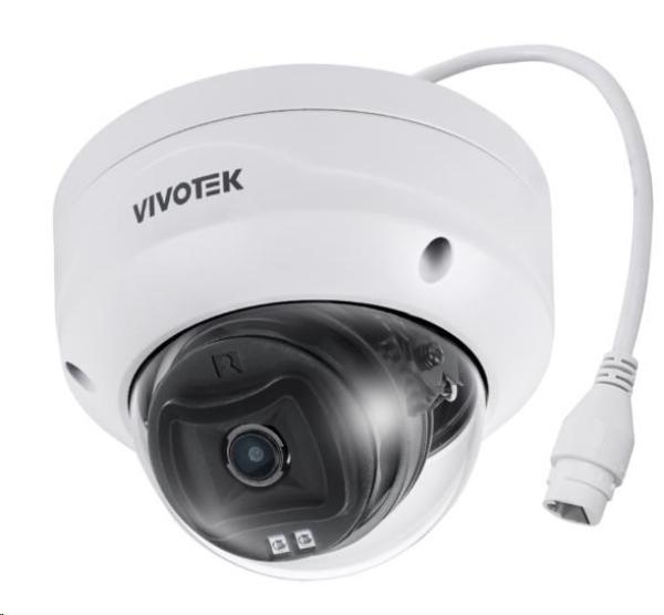 Vivotek FD9383-HVF3,  2560x1920 (5Mpix) až 30sn/ s,  H.265,  obj. 3.6mm (79, 6°),  PoE,  Smart IR,  MicroSDXC slot