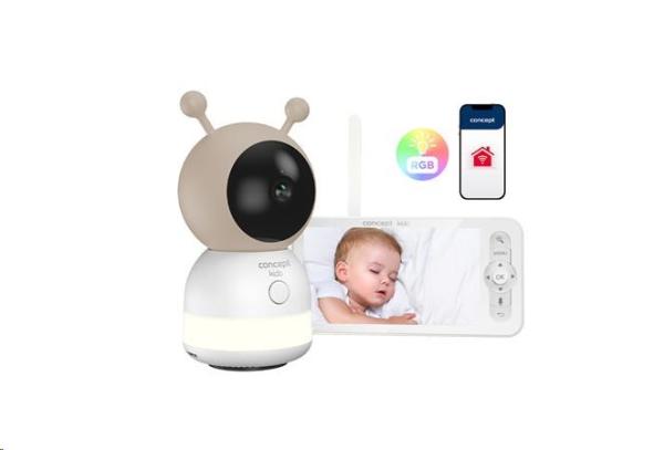 Concept KD4010 KIDO dětská chůvička s kamerou, smart, detekce pohybu zvuku, mobilní aplikace, noční vidění