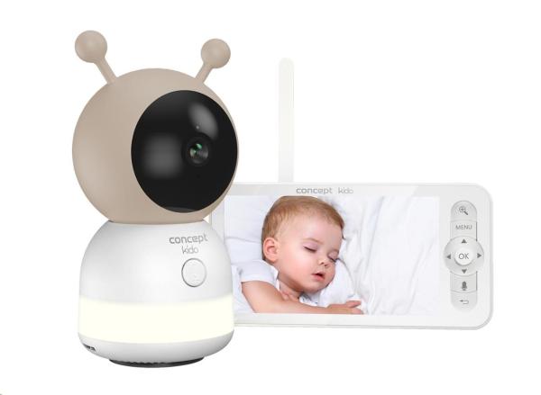 Concept KD4010 KIDO dětská chůvička s kamerou, smart, detekce pohybu zvuku, mobilní aplikace, noční vidění2
