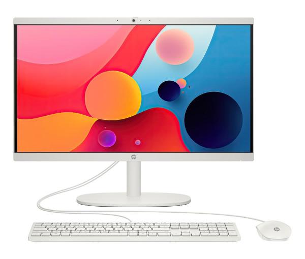 HP 22-dg0001nc AiO, N100, 22 1920x1080, UMA, 8GB, SSD 512GB, W11H, 2-2-0, WiFi+BT, white