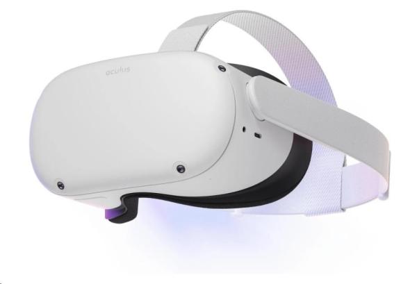 BAZAR Oculus (Meta) Quest 2 Virtual Reality - 128 GB US - pouze POŠKOZENÝ OBAL